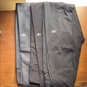 Alo Black Leggings- 3 pairs!